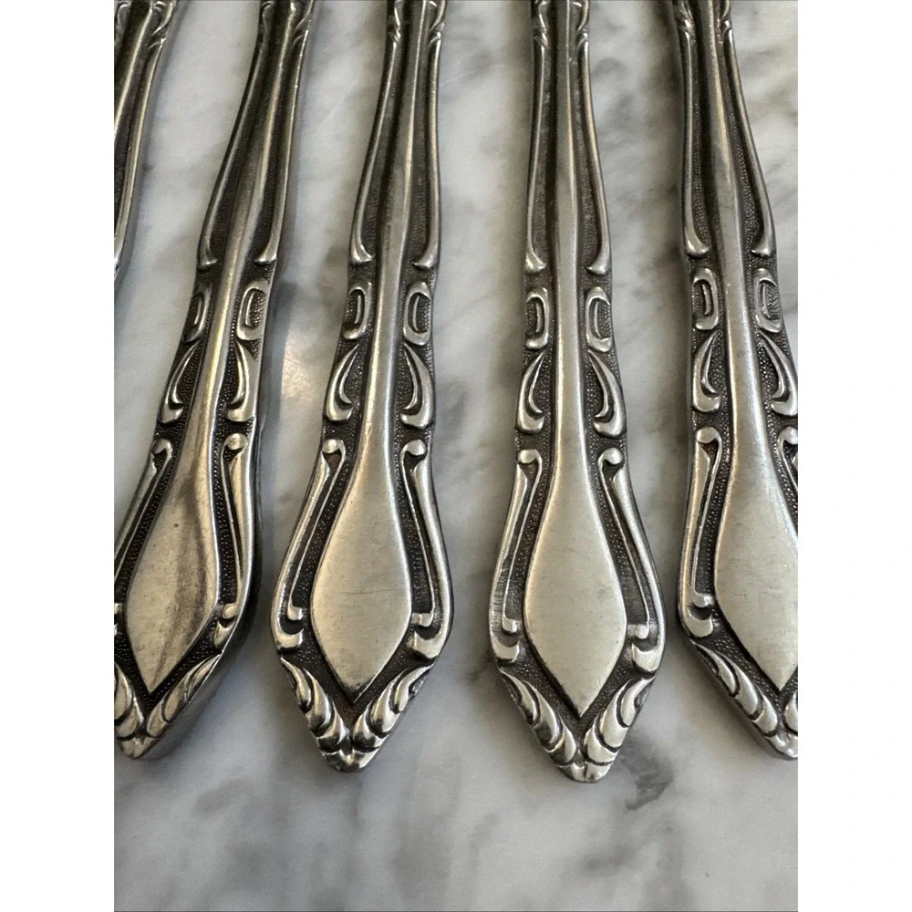 Stanley Roberts Rogers Co Stainless Korea Auberge 5 Butter Knives Satin